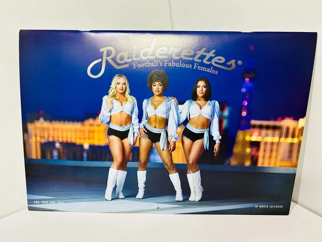 LAS VEGAS RAIDERS Raiderettes Cheerleaders Calendar 2023 2024 10"x15