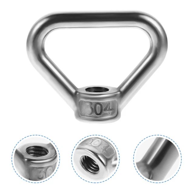 4 Pcs Ringmutter Aus Edelstahl Hebeösen-Gewindemutter Augennuss Schrauben