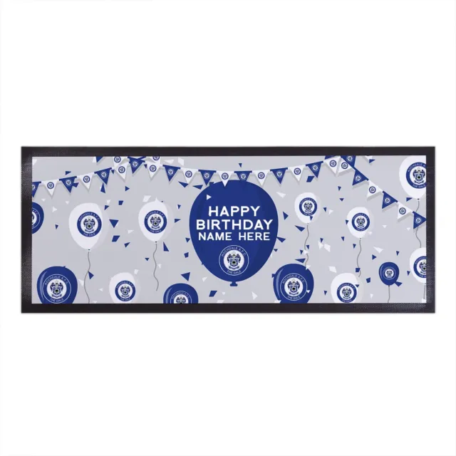 Rochdale FC Officially Licensed - Birthday - Personalised Bar Runner