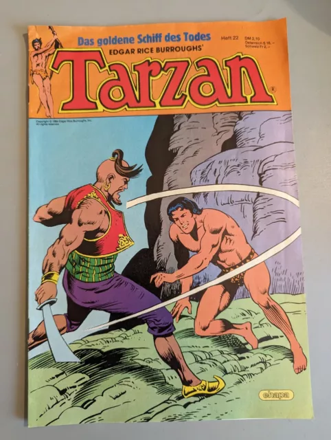 Tarzans Heft 22 - Jahr 1984 - Erstausgabe - Ehapa  Verlag
