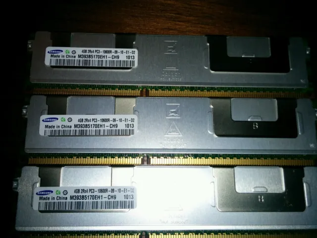 Dell ECC Server Memory - 4GB 2Rx4 PC3-10600R-09-10-E1-D2