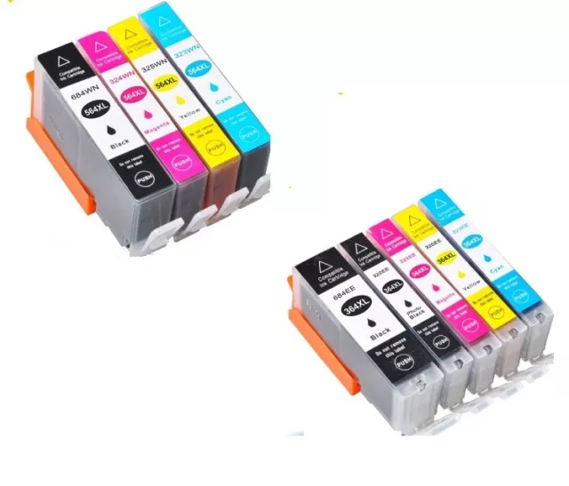 Cartucce di Inchiostro Compatibili HP 364 XL Con Chip - Photosmart 5510 5515