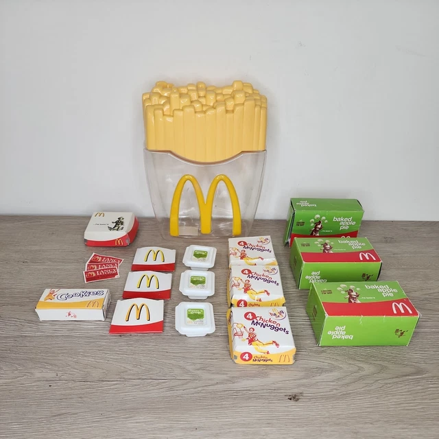 VINTAGE MCDONALDS PLAY Food Assortment Toddler Kids Toy Set 17 Pieces