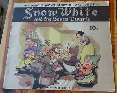The Famous Movie Story of Walt Disney's Snow White and the Seven Dwarfs 1938
