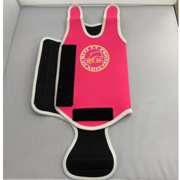 Baby Girls  JakaBel Swimming Wrap Vest Wetsuit 6-12 Months Pink Swim SPF50 BNWT