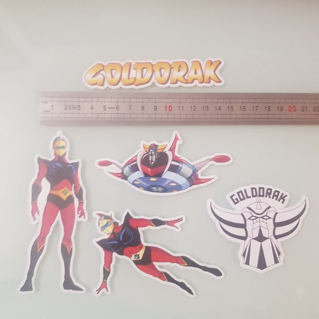 SUPER SHOGUN: STICKERS EN TISSU DE GOLDORAK
