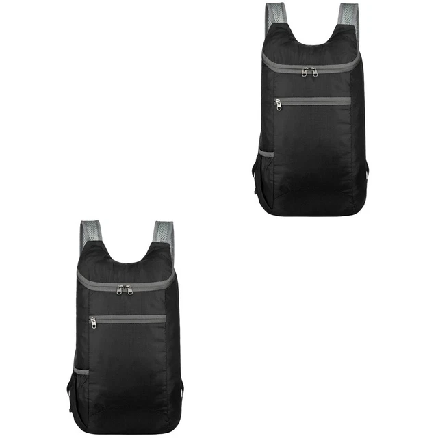 2 PCS Gym Duffel Bag Foldable Backpack Lightweight Backpack Travel Water Proof