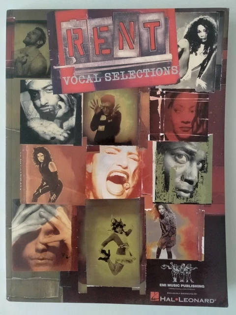 RENT The Movie Vocal Song Book Piano Guitar Tab Hal Leonard