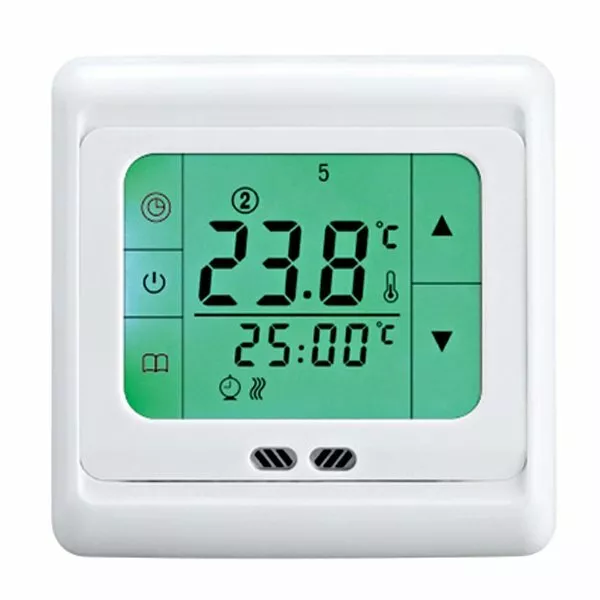 LCD Digital Eletric Heating Thermostat Touch Home Temperature Controller 16A NTC