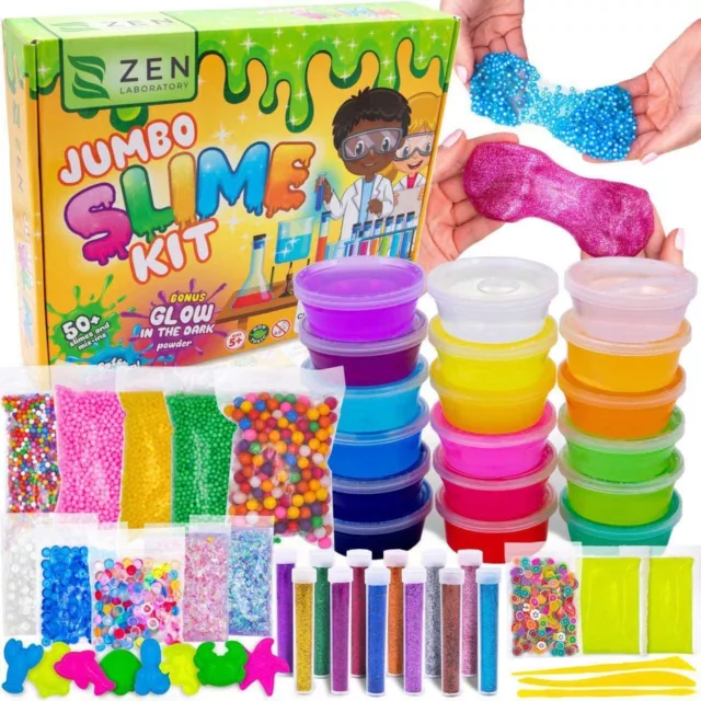 Kits de slime pour filles et garçons, tranches de fruits cristal