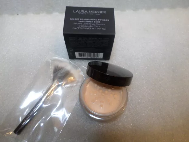 Laura Mercier Secret Brightening Powder For Under Eyes #2 Sealed With Brush Laura Mercier Secret Brightening Powder For Under Eyes #2 Sealed With Brush