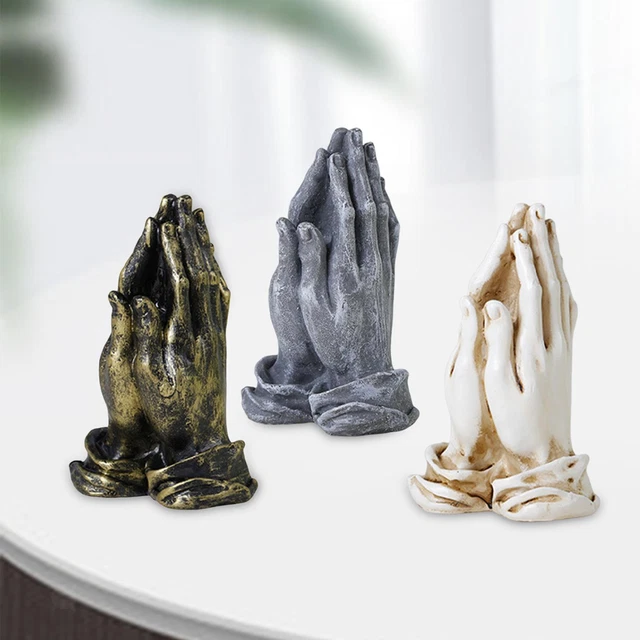 Mains en prière Figurine Résine Geste de la Main Statue pour Chambre à
