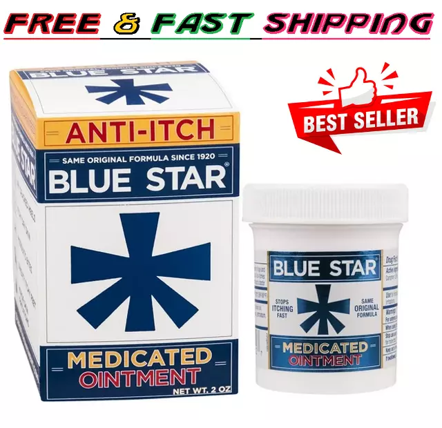 New Blue Star Anti-Itch Medicated Ointment, (2 oz )Best Price