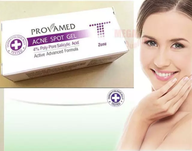 PROVAMED ACNE SPOT GEL Rapid Clear Acne Spot T-Zone Face Care Treatment 5ml