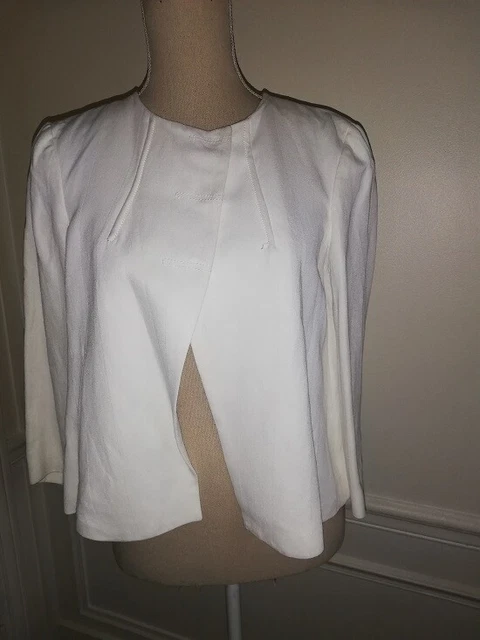 VESTE ZARA WOMAN Taille S Couleur Blanche EUR 19,00 PicClick FR