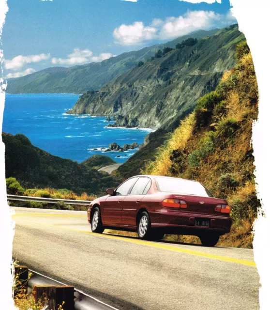 Big 1997 Chevy MALIBU Brochure / Catalog with Color Chart: LS