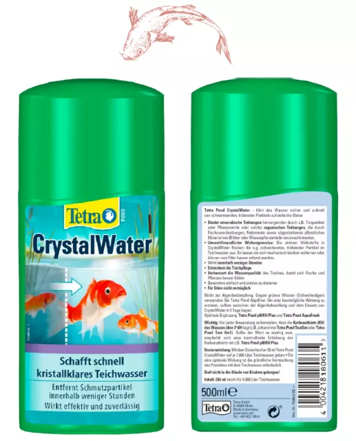 Tetra Pond CrystalWater 500 ml für kristallklares Teichwasser