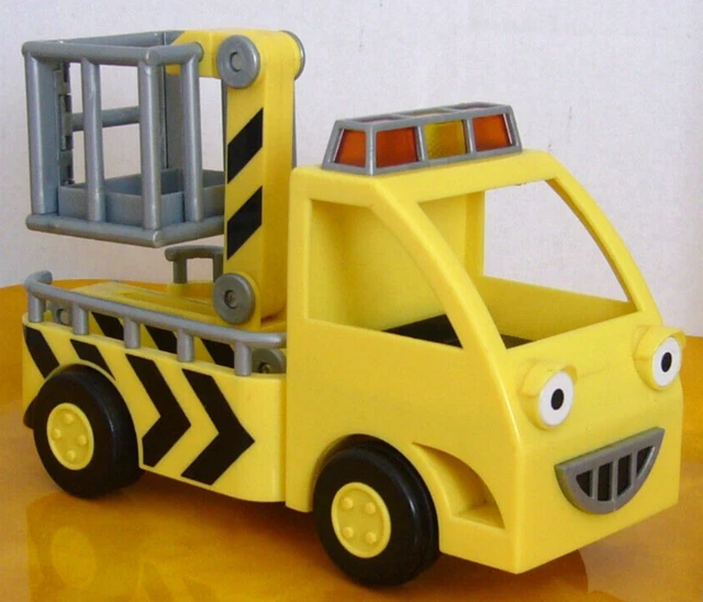 BOB THE BUILDER plastic friction powered toy truck vehicle Flex cherry