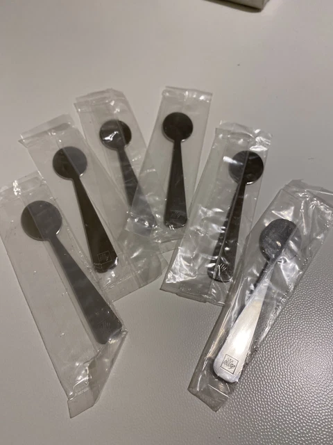 Illy collection cucchiaini ''illy ombra''in acciaio inox ''Paola Navon'' 6 pezzi