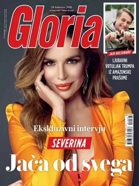 GLORIA #1286 2019 CROATIAN CELEBRITY MAGAZINE cover SEVERINA