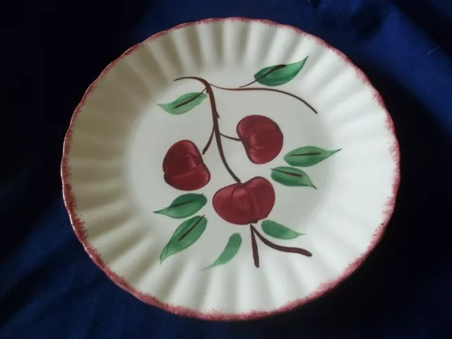 Blue Ridge Pottery    Crab Apple Dinner - Lunch Plate ~ 9.5  inch diameter