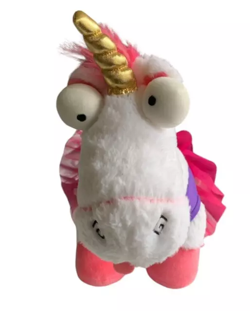 Build-A-Bear Despicable Me Fluffy Unicorn Plush with Dress Tutu BAB 12"