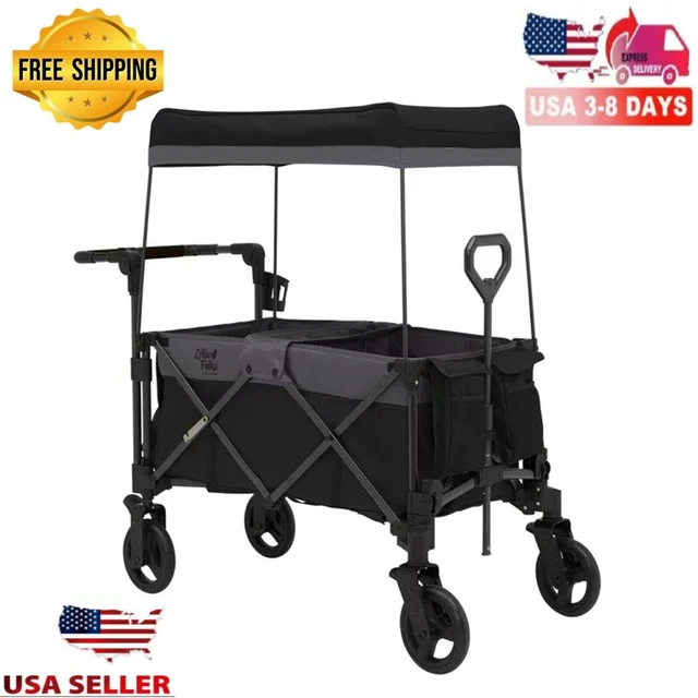 Little Folks by Delta Children City Wagon Cruiser Stroller NEW