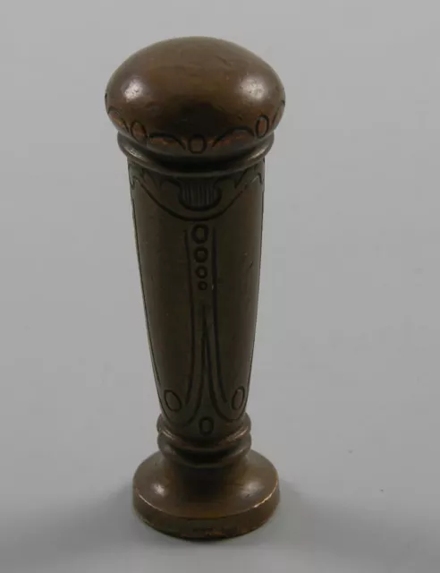 Petschaft aus Bronze Jugendstil Massiv um 1900