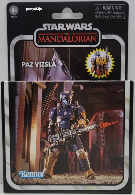Kenner Star Wars Deluxe Vintage Collection Paz Vizla 3.75" Fig The Mandalorian