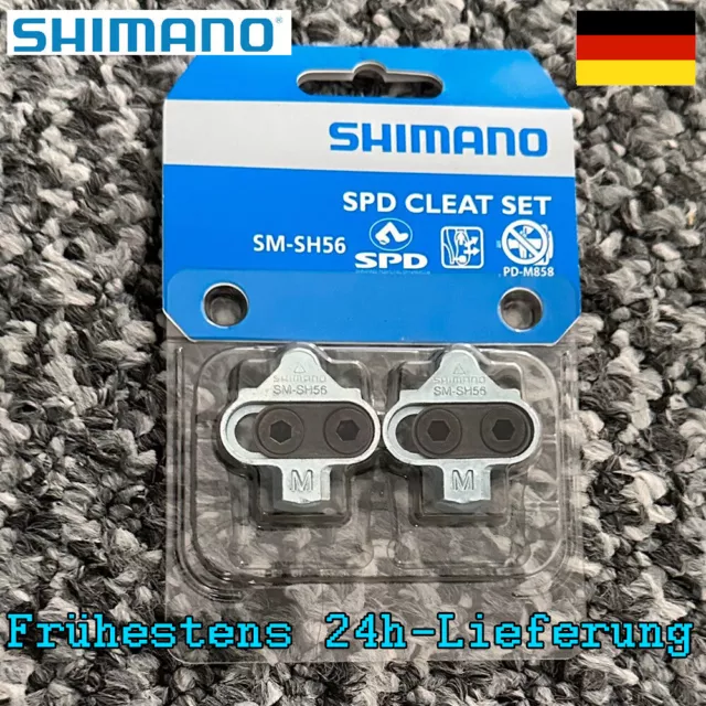 Shimano SPD SM SH56 Pedale Cleat MTB Mountainbike Multi-Release Pedal Stolle Neu