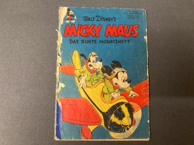 Ehapa: MICKY MAUS Heft 1 aus Jahrgang 1951  [7711]