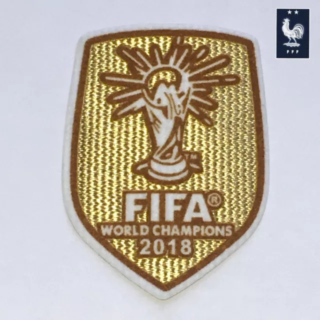 FIFA World Cup Champions 2022 Football Gold Badge Patch Heat Press