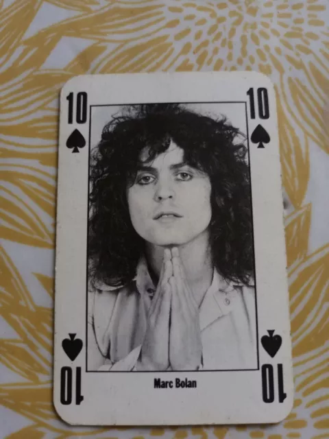 NME Playing Card Marc Bolan