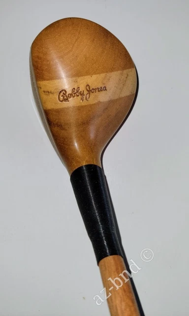 Putter Vintage Spalding Calamity Jane – Bois, Main Droite, époque Bobby Jones