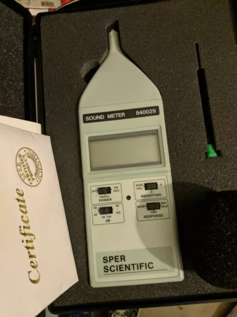 Sound Meter 840029 Sper Scientific