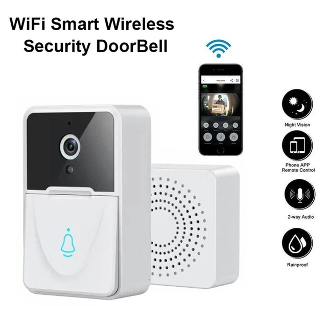 Smart Wireless WiFi Video Doorbell Phone Camera Door Intercom Bell Security O3P6