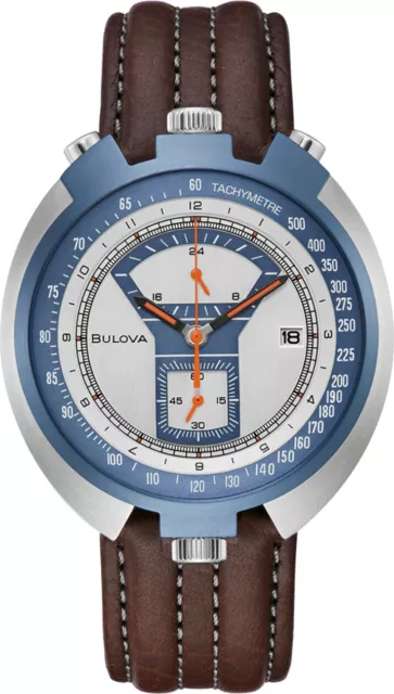 Bulova Limited Edition Parking Meter 43mm Mens Chronograph Watch 98B390