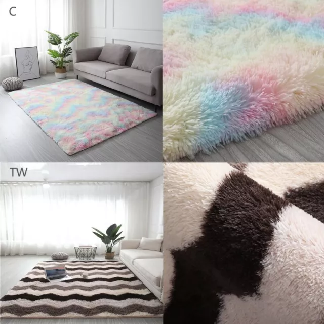 Luxury Fluffy Rug Ultra Soft Shag Carpet For Bedroom Living Room Big Area Rug