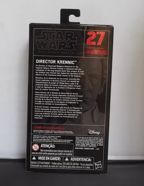 Star Wars Hasbro The Black Series #27 - Director Krennic - 6 inch NEU/OVP/MISB 3