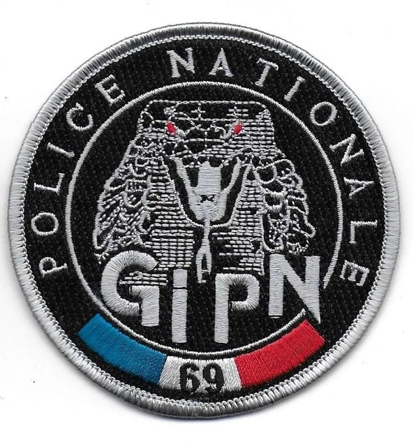 Patch Brodé GIPN Police Nationale – Tireur D'Élite – 8 Cm – Neuf