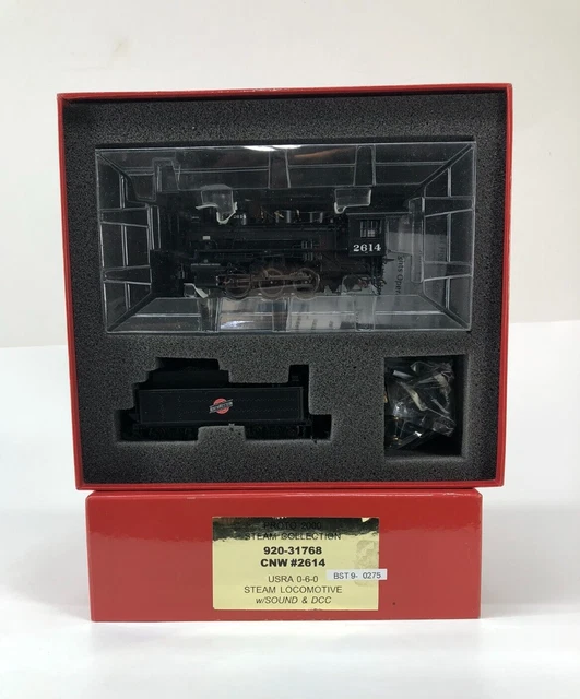 Proto 2000 Steam Collection 920-31768 CNW #2614 USRA 0-6-0 Locomotive Tested