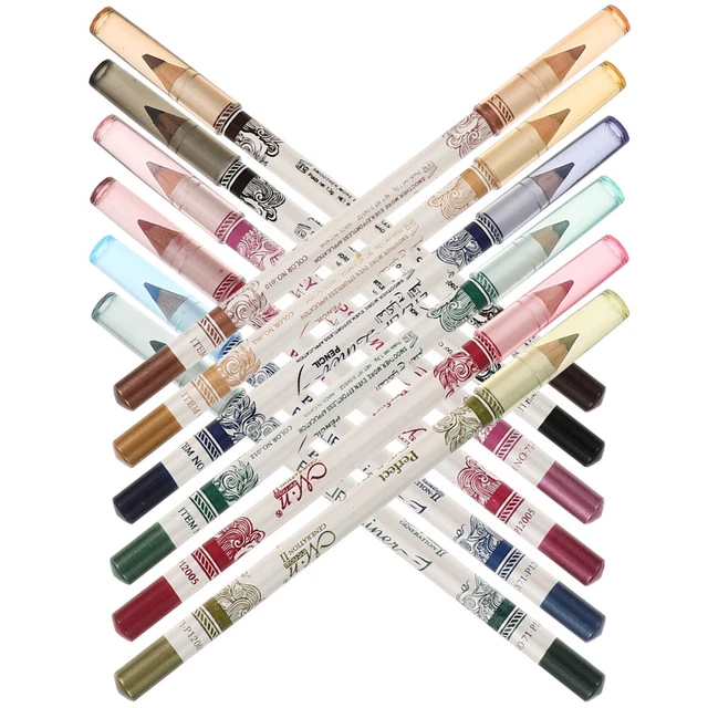 Affilacapelli glitter eyeliner a matita 12 colori impermeabile