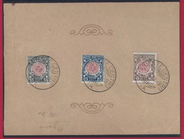 1921 Italy - Kingdom, Annexation Stylish Venezia Giulia n.113/115 Su Card