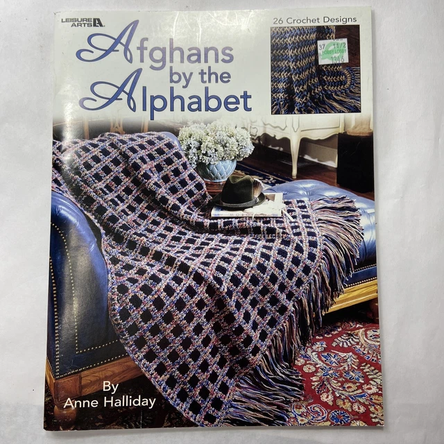 Leisure Arts Crochet Pattern 3379 Afghans by the Alphabet 2002