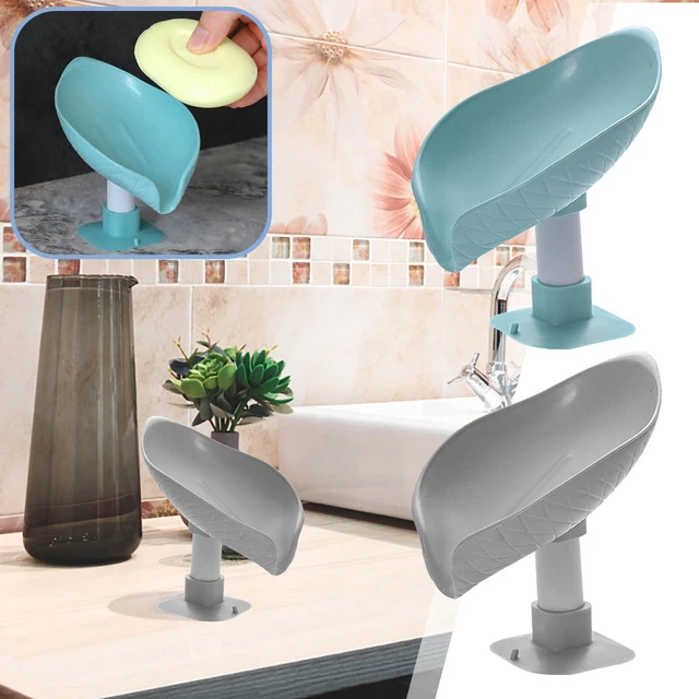 Leaf Shaped Soap Holder Shower Soap Shelf Bath Soap Box Bathroom Organizer