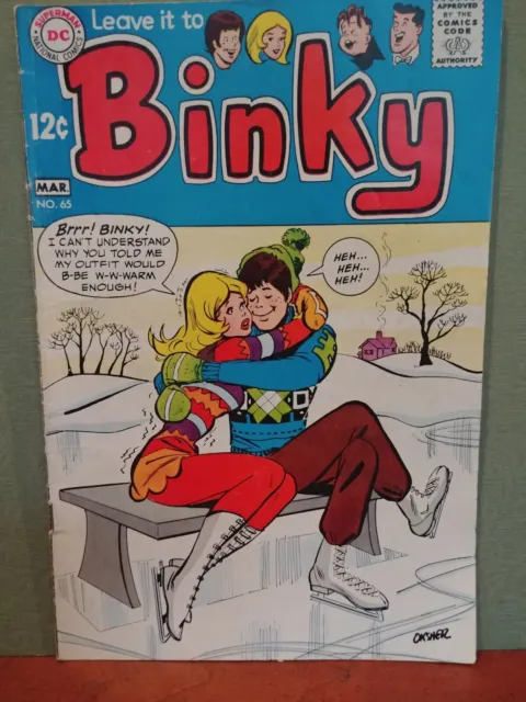 Leave It To Binky Comic Book #65, DC Comics 1969  4.5