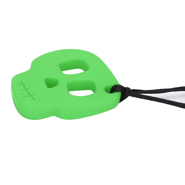 (Green)Silicone Baby Teether Pendant Safe Soothing Infant Chewing Teething EOB