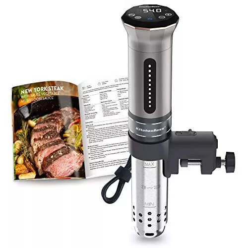 KitchenBoss Sous Vide Garer G300 Stick Präzisionskocher • Timerfunktion • 3D Zir