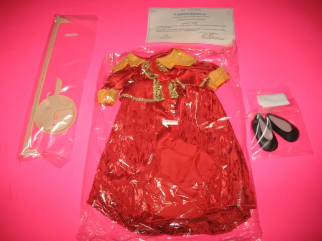 Shirley Temple Dress Up 16.5” Doll Outfit CAPTAIN JANUARY Danbury Mint - NIB !