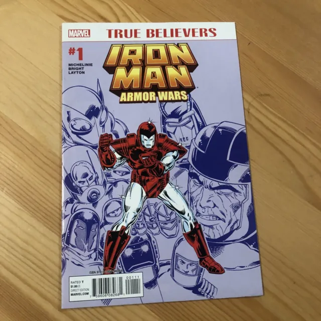 Marvel Comics True Believers : Iron Man Armor Wars #1 2015 NM